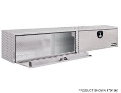 Buyers Products 1701568 18" x 16" x 96" Diamond Tread Aluminum Topside Toolbox - BUY 1701568