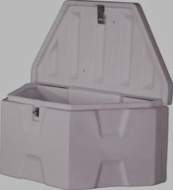 Buyers Products 1701679 19" X 36/18" X 18" White Poly Trailer Tongue Box - BUY 1701679