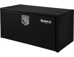 Buyers Products 1702100 18" x 18" x 24" Black Steel Underbody Drop Door Toolbox with Rotary Paddle Latch - BUY 1702100