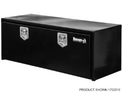 Buyers Products 1704305 24" x 24" x 36" Black Steel Underbody Drop Door Toolbox with T-Handle Latch - BUY 1704305