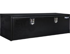 Buyers Products 1702317 18" x 18" x 66" Black Steel Underbody Drop Door Toolbox with 2 T-Handle Latches - BUY 1702317