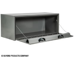 Buyers Products 1702905 18" x 18" x 36" Primered Steel Underbody Drop Door Toolbox with T-Handle Latch - BUY 1702905