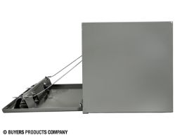 Buyers Products 1702905 18" x 18" x 36" Primered Steel Underbody Drop Door Toolbox with T-Handle Latch - BUY 1702905