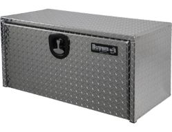 Buyers Products 1705105 18" x 18" x 36" Aluminum Underbody Toolbox with Aluminum Recessed Door and T-Handle Latch - BUY 1705105