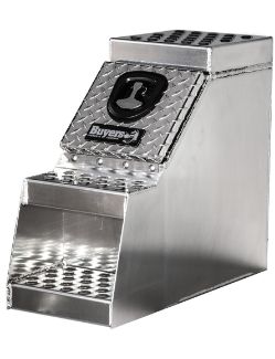 Buyers Products 1705180 24" x 28" x 12" Aluminum Step Box for Medium and Heavy-Duty Trucks - BUY 1705180