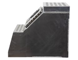 Buyers Products 1705181 24" x 28" x 18" Aluminum Step Box for Medium and Heavy-Duty Trucks - BUY 1705181