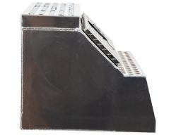 Buyers Products 1705183 24" x 28" x 30" Aluminum Step Box for Medium and Heavy-Duty Trucks - BUY 1705183