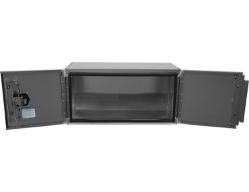 Buyers Products 1705310 18" x 18" x 48" Double Barn Door Smooth Aluminum Tool Box - BUY 1705310