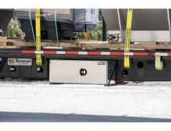 Buyers Products 1705333 24" x 24" x 30" Double Barn Door Smooth Aluminum Tool Box - BUY 1705333