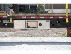 Buyers Products 1705333 24" x 24" x 30" Double Barn Door Smooth Aluminum Tool Box - BUY 1705333