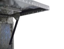 Buyers Products 1705640 21" x 12"/10" x 72" Contractor Style Diamond Tread Aluminum Topside Toolbox - BUY 1705640