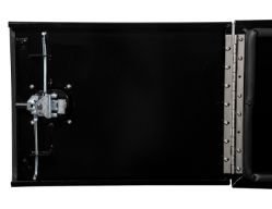 Buyers Products 1705925 18" x 24" x 48" XD DBL Black Smooth Aluminum Toolbox - BUY 1705925