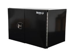 Buyers Products 1705935 24" x 24" x 36" XD DBL Black Smooth Aluminum Toolbox - BUY 1705935