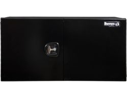 Buyers Products 1705940 24" x 24" x 48" XD DBL Black Smooth Aluminum Toolbox - BUY 1705940