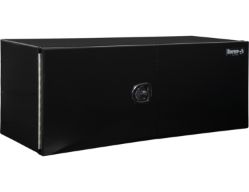 Buyers Products 1705945 24" x 24" x 60" XD DBL Black Smooth Aluminum Toolbox - BUY 1705945