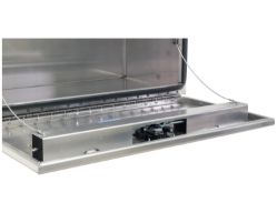 Buyers Products 1706430 18" x 24" x 60" Aluminum Smooth Drop Door Toolbox XD Series - BUY 1706430