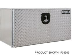 Buyers Products 1706505 18" x 18" x 36" XD Smooth Aluminum Underbody Truck Box with Diamond Tread Drop Door - BUY 1706505