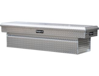 Buyers Products 1709410 18" X 20" X 71" Diamond Tread Aluminum Crossover Truck Tool Box 