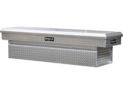 Buyers Products 1709440 23 x 20 x 71" Diamond Tread Aluminum Crossover Truck Box 