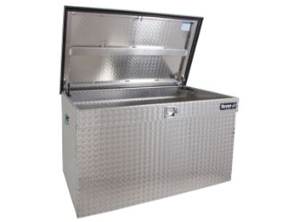 Buyers Products 1712110 24" x 24" x 49" Aluminum All-Purpose Jumbo Chest for Multipurpose Applications 