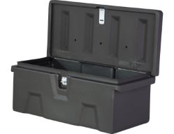 Buyers Products 1712230 2.6 Cubic Foot Black Polymer All-Purpose Chest - One Zinc Hasp - BUY 1712230