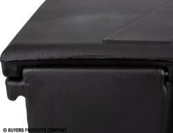 Buyers Products 1712260 18.8 Cubic Foot Black Polymer All-Purpose Chest - Two Zinc Hasp - BUY 1712260