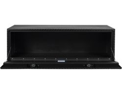Buyers Products 1715115 18" x 18" x 60" Textured Matte Black Powder Coated Aluminum Underbody Toolbox - BUY 1715115