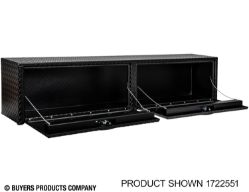 Buyers Products 1722561 16" x 13" x 96" Topside Aluminum Toolbox - BUY 1722561