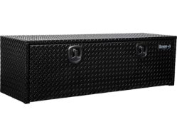 Buyers Products 1725115 18" x 18" x 60" Black Powder Coated Aluminum Underbody Toolbox - BUY 1725115