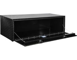 Buyers Products 1725125 18" x 24" x 60" Black Powder Coat Aluminum Toolbox - BUY 1725125