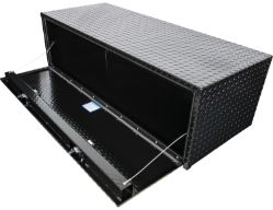 Buyers Products 1725125 18" x 24" x 60" Black Powder Coat Aluminum Toolbox - BUY 1725125