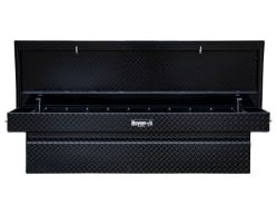 Buyers Products 1729435 18 x 20 x 71" Gloss Black Diamond Tread Aluminum Crossover Truck Box, Keyed Alike - BUY 1729435
