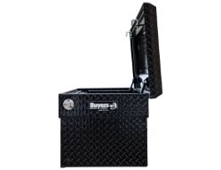 Buyers Products 1729435 18 x 20 x 71" Gloss Black Diamond Tread Aluminum Crossover Truck Box, Keyed Alike - BUY 1729435