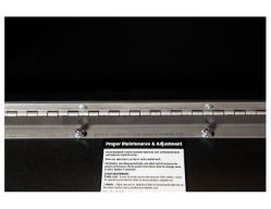 Buyers Products 1734505 24" x 24" x 36" Textured Matte Black Steel Underbody Drop Door Truck Box with 3-Point Latch - BUY 1734505
