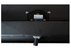 Buyers Products 1732500 18" x 18" x 24" Textured Matte Black Steel Underbody Drop Door Truck Box with 3-Point Latch - BUY 1732500