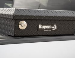 Buyers Products 1739435 18 x 20 x 71" Textured Matte Black Diamond Tread Aluminum Crossover Truck Tool B - BUY 1739435