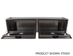 Buyers Products 1751663 18" x 16" x 72" Natural Smooth Aluminum Topside Toolbox - BUY 1751663