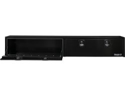 Buyers Products 1752163 18" x 16" x 72" Topsider Black Smooth Aluminum Toolbox - BUY 1752163