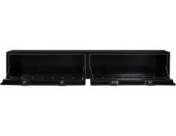 Buyers Products 1752163 18" x 16" x 72" Topsider Black Smooth Aluminum Toolbox - BUY 1752163