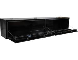 Buyers Products 1752168 18" x 16" x 96" Topsider Black Smooth Aluminum Toolbox - BUY 1752168