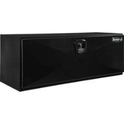 Buyers Products 1752810 18" x 18" x 48" Black XD Series Steel Underbody Drop Door Toolbox - BUY 1752810