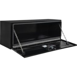 Buyers Products 1752810 18" x 18" x 48" Black XD Series Steel Underbody Drop Door Toolbox - BUY 1752810
