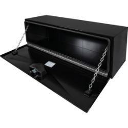 Buyers Products 1752810 18" x 18" x 48" Black XD Series Steel Underbody Drop Door Toolbox - BUY 1752810