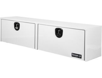 Buyers Products 1753151 16" x 13" x 72" Topsider White Smooth Aluminum Toolbox 
