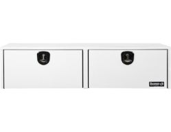Buyers Products 1753151 16" x 13" x 72" Topsider White Smooth Aluminum Toolbox - BUY 1753151