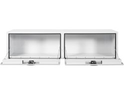Buyers Products 1753151 16" x 13" x 72" Topsider White Smooth Aluminum Toolbox - BUY 1753151