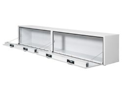 Buyers Products 1753161 16" x 13" x 96" Topsider White Smooth Aluminum Toolbox - BUY 1753161