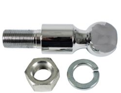 Buyers Products 1802175 5000# Chrome Hitch Towing Ball with 2" Riser - 2-5/16" x 1-1/4" x 2-1/2" - BUY 1802175