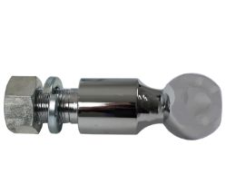Buyers Products 1802175 5000# Chrome Hitch Towing Ball with 2" Riser - 2-5/16" x 1-1/4" x 2-1/2" - BUY 1802175