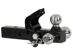 Buyers Products 1802279 Adjustable Tri-Ball Multi-Ball Hitch with Pintle Hook and 1-7/8" - 2" - 2-5/16" Chrome Towing Balls - BUY 1802279